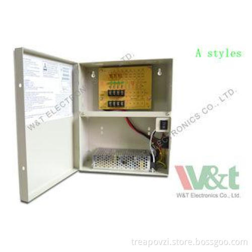 5A 12V 60W IP / CCTV Camera Power Supplies 4 Channel With O